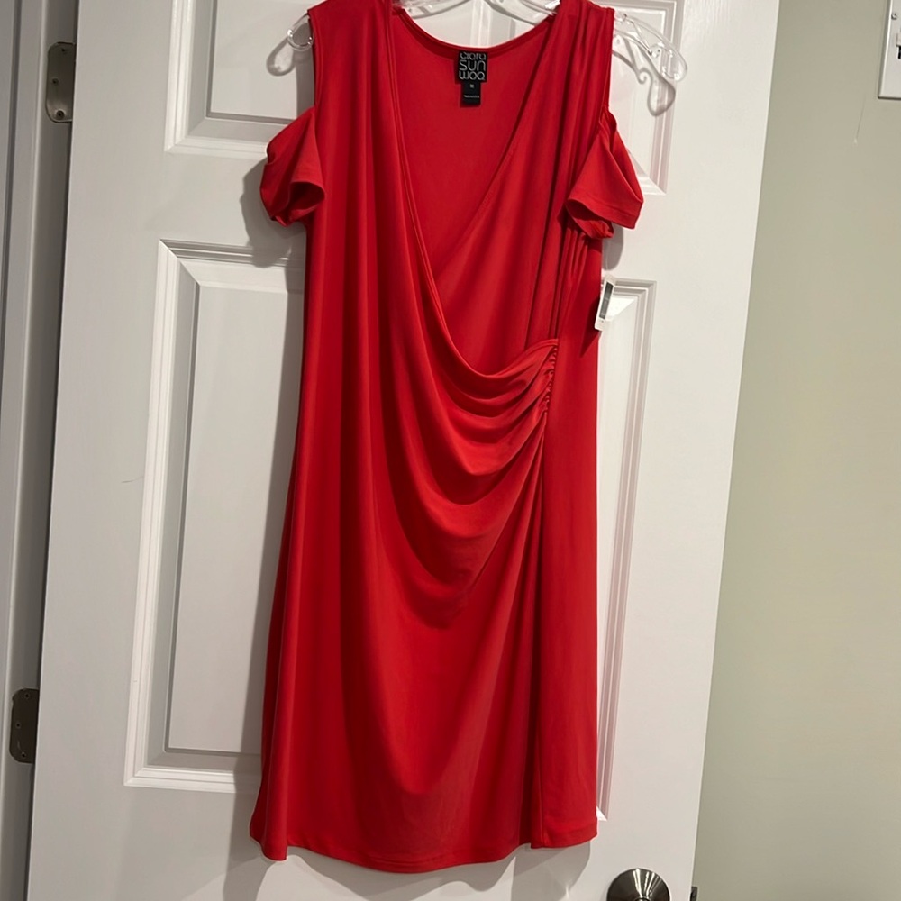 Clara Sun Woo Cold Shoulder Dress